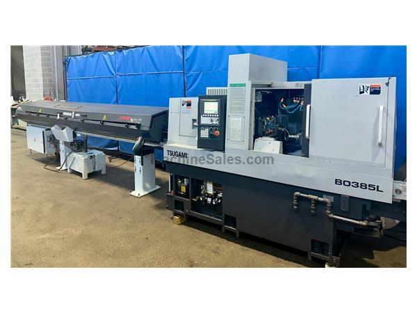 Tsugami B0385L 5-Axis CNC Swiss Turning Center, Fanuc Oi-TD CNC, 2011
