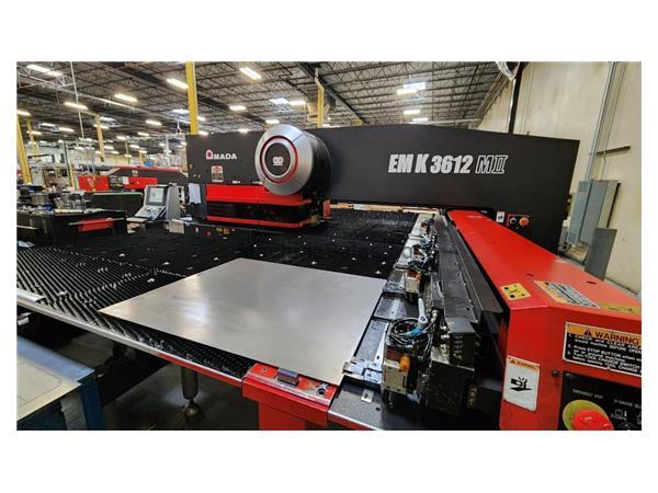 2015 - 33 Ton Amada EMK-3612-MII Servo Driven Turret Punch