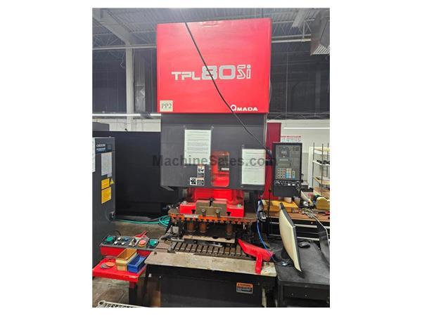 88T Amada TPL 80SI, 5"Strk, Wet Clutch, 17.9"SH, 40" x 23&qu