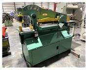 90 Ton Piranha Hydraulic Ironworker, Rebuilt Main Cylinder