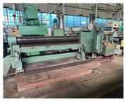 8' x 1/2" Bertsch 3-Roll Plate Bending Roll w/Air Drop End, Initia