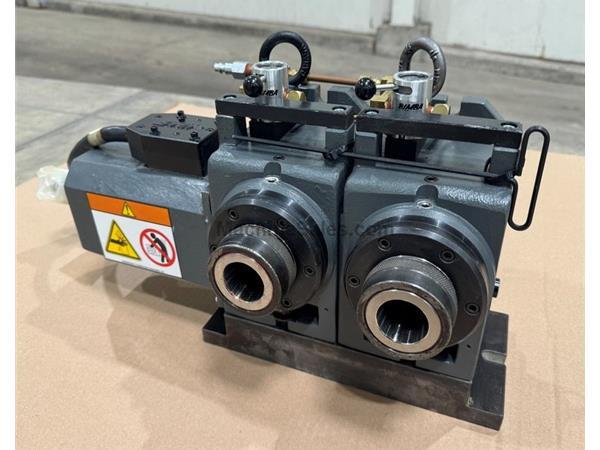 Haas HA5C2, 2- Spdl, 5.875&quot; Center Ht, 10#/5# Cap, 5C Collet, Air Coll