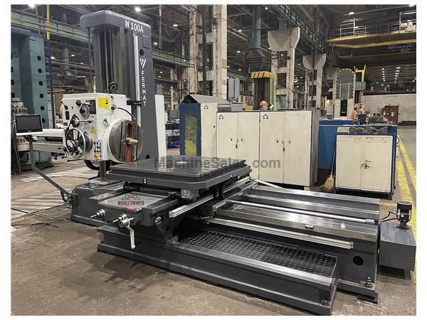 NEW 2025 4" TOS TABLE TOP HORIZONTAL BORING MILL W-100A "In Stock