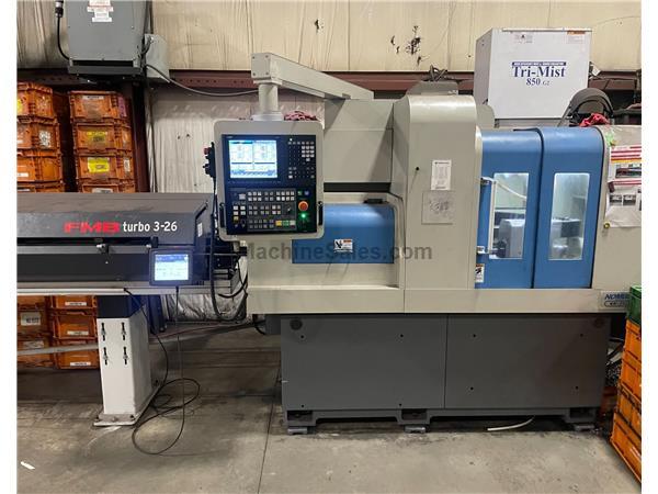 Nomura NN-20J3XB CNC Swiss-Type Lathe, Mitsubishi M80 CNC, 20mm dia Capacit