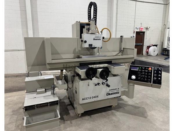 12" x 24" Okamoto ACC-12.24DXV, 12" x 1.5" Whl, 5HP, Pr