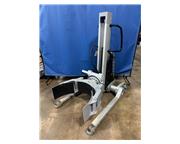 Voyager Squeeze-O-Turn Electric Drum Lift, 1100lb Capacity, 360° Rotat