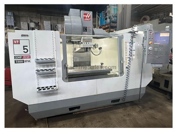 Haas VF-5D/40 CNC Vert Machining Center, Haas CNC, 52" x23" tbl,
