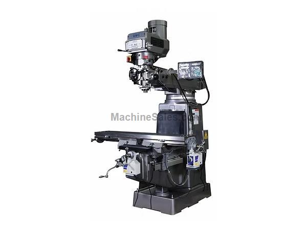 10" x 50" GMC GMM-1050VT Manual Knee Type Vertical Mill