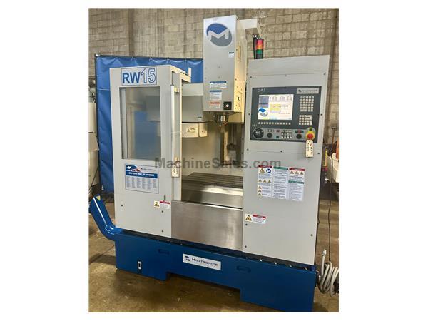 Milltronics RW15 CNC Vert Machining Center, Milltronics 8200 CNC, 14" Milltronics RW15 CNC Vert Machining Center, Milltronics 8200 CNC, 14"