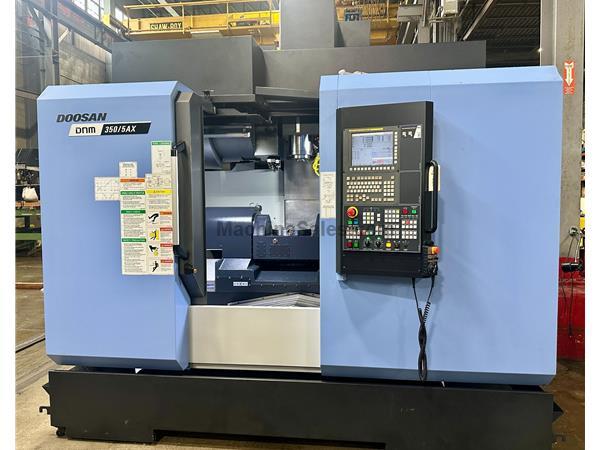 DOOSAN DNM 350/5AX SIMULTANEOUS 5-AXIS CNC VERTICAL MACHINING CENTER, 2016