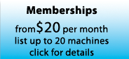 Monthly Memberships